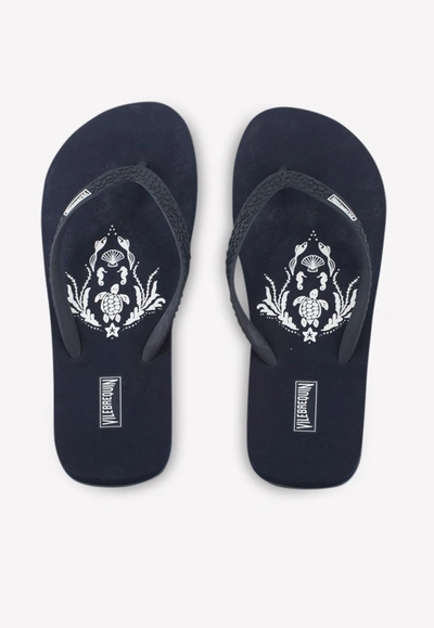 Vilebrequin Coppa Pranayama Women Flip-flops In Blue