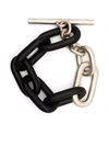 Parts Of Four Toggle Chain Bracelet In Schwarz