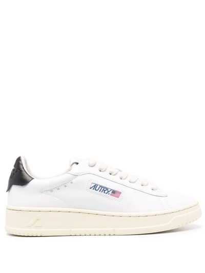 Autry Logo-patch Lace-up Trainers In Multi-colored