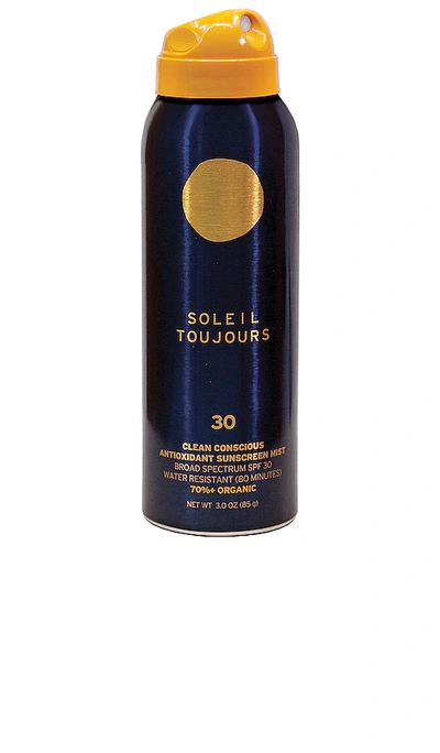 Soleil Toujours Travel Clean Conscious Antioxidant Sunscreen Mist Spf 30 In 3 Fl oz