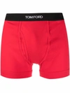 Tom Ford Cotton Stretch Jersey Boxer Briefs In Red
