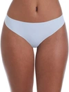 Calvin Klein Invisibles Thong In Polished Blue