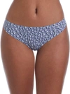 Calvin Klein Printed Invisibles Thong In Cheetah Shadow