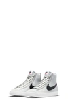 Nike Kids' Blazer Mid '77 Vintage Sneaker In Grey Fog/ Volt/ White/ Black