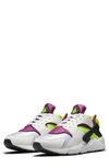 Nike Air Huarache Sneaker In White/neon Yellow/magenta