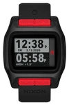 NIXON HIGH TIDE DIGITAL SILICONE STRAP WATCH, 44MM,A1308