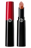 Giorgio Armani Lip Power Long-lasting Satin Lipstick In 102 Romanza