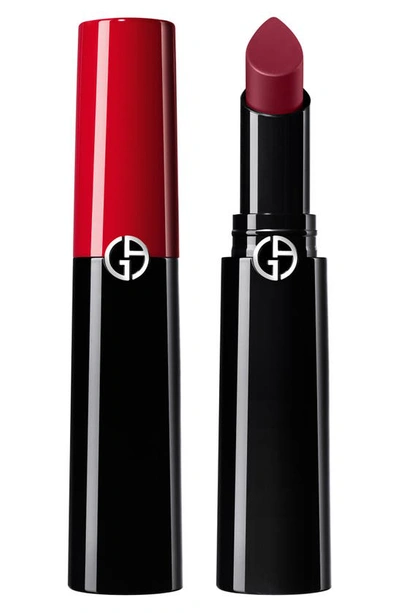 Giorgio Armani Lip Power Long-lasting Satin Lipstick In 404 Tempting