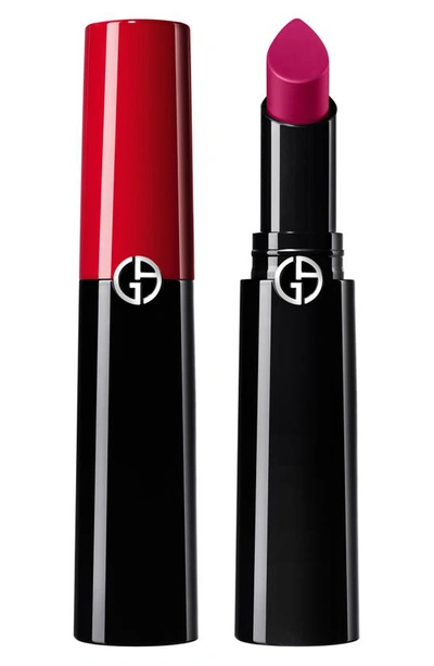 Giorgio Armani Lip Power Long-lasting Satin Lipstick In 506 Brave