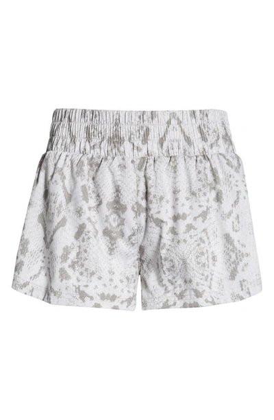 Varley Kallin Running Short In Taupe Grey Snake