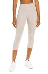 Girlfriend Collective High Waist Capri Leggings In Quartz