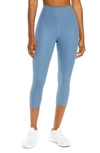 Girlfriend Collective High Waist Capri Leggings In Monarch