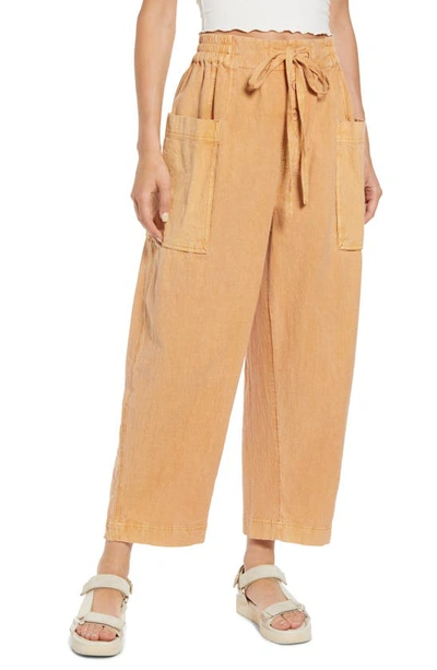 Free People Be The Change Slouch Trousers In Windswept Leaves