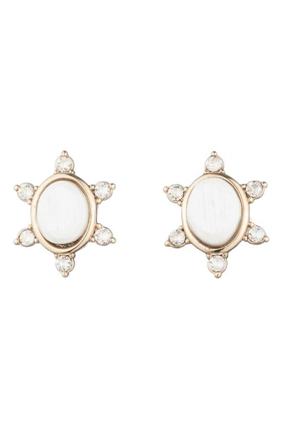 Akola Briar Statement Stud Earrings In Blonde