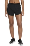 Nike Women's Tempo Luxe 3" Running Shorts In Black/black