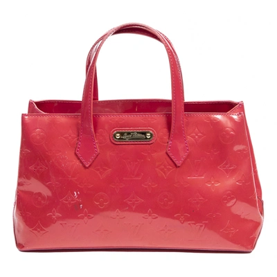 Pre-owned Louis Vuitton Cloth Handbag In Red