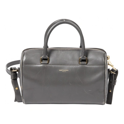 Pre-owned Saint Laurent Grey Cloth Handbags