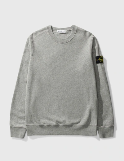 Stone Island Classic Crewneck Sweatshirt In Grey