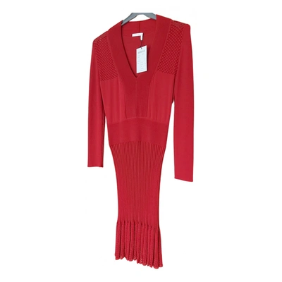 Pre-owned See By Chloé Mid-length Dress In Red