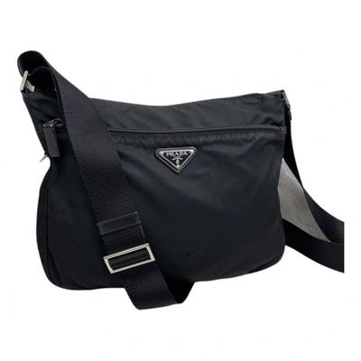 Pre-owned Prada Black Cloth Handbags