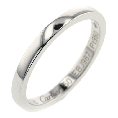 Pre-owned Cartier Platinum Ring In Silver