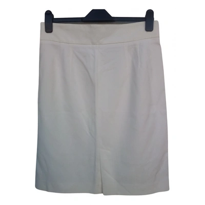 Pre-owned Cacharel Mid-length Skirt In White