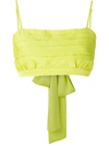Olympiah Esther Cropped Topstrai In 绿色