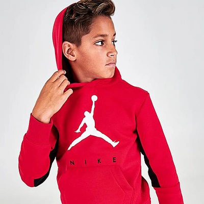 Nike Kids' Jordan Boys' By Hoodie In Red/black ModeSens