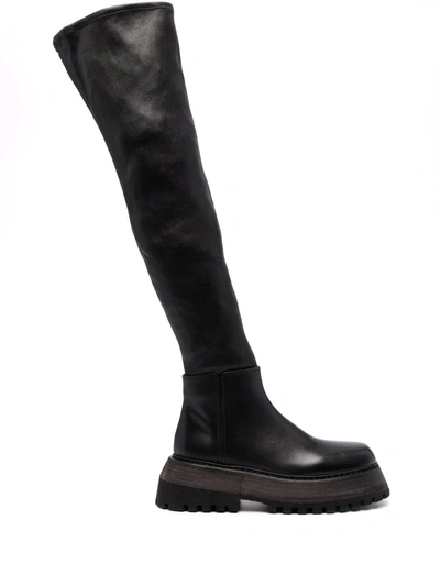Marsèll Over-the-knee Boots In 黑色