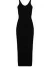 Remain Birger Christensen Elvirah Cutout Back Midi Dress In Schwarz