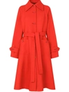 DOLCE & GABBANA BELTED A-LINE TRENCH COAT