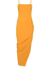 REFORMATION MIGNON ASYMMETRICAL MIDI DRESS