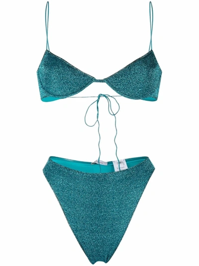 Oseree Lumiere Ring Microkini Set In Blue