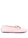 Tod's Chain-link Loafers In Rosa