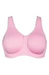 Wacoal Sport High-impact Underwire Bra 855170, Up To H Cup In Rosebloom