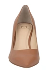 Marc Fisher Ltd Zala Block Heel Pump In Bran Leather