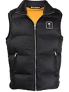 PALM ANGELS LOGO-PATCH PADDED GILET