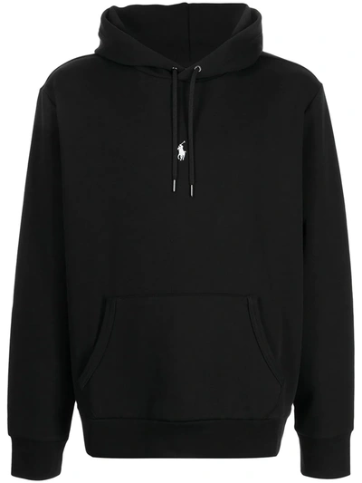 Polo Ralph Lauren Central Player Logo Hoodie In Polo Black