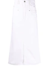 Isabel Marant Dipoma Midi Skirt In White