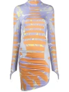 MAISIE WILEN ABSTRACT-PRINT ASYMMETRIC DRESS