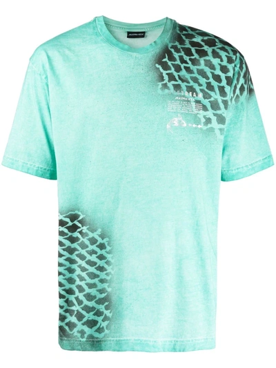 Mauna Kea Tie-dye Crew Neck T-shirt In Blue