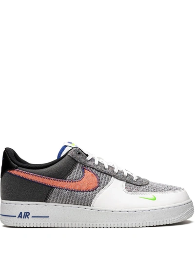 Nike Air Force 1 07 LV8 Leather White, Purple and Red Sneaker Editorial  Stock Image - Image of exercise, kicks: 181758954