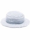 BARRIE DISTRESSED DENIM BUCKET HAT