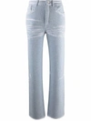 BARRIE STRAIGHT-LEG KNITTED TROUSERS