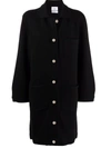 Barrie Womens Black Loose-fit Cashmere And Cotton-blend Jacket Xs In Schwarz
