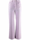 BARRIE STRAIGHT-LEG KNITTED TROUSERS
