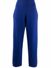 Barrie High-rise Track Trousers In Blau