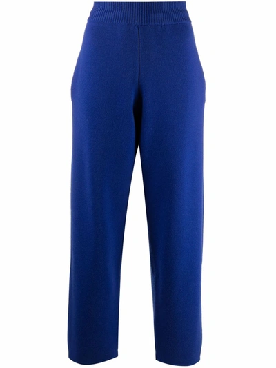 Barrie High-rise Track Trousers In Blau