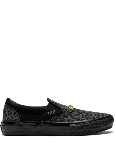Vans X Cher Strauberry Skate Slip-on Sneakers In Black