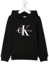 CALVIN KLEIN LOGO PRINT HOODIE